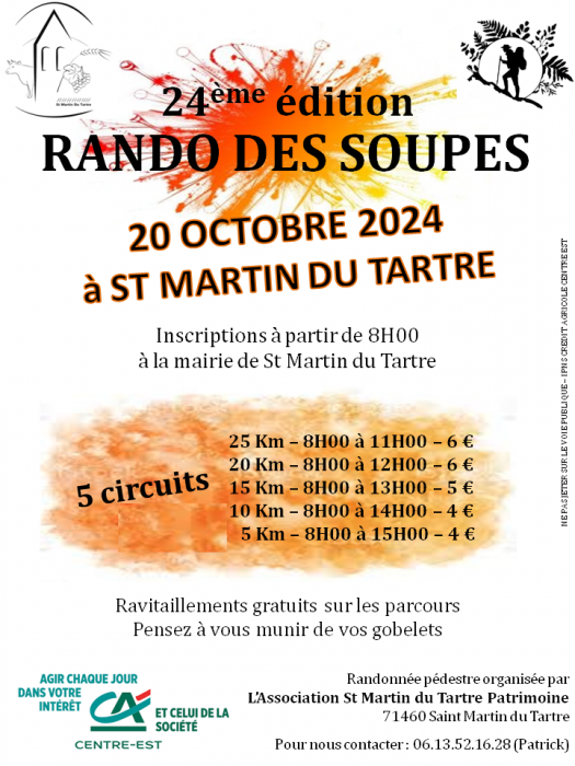 Affiche randonnée 2024